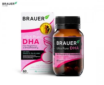 Brauer 蓓澳儿 孕期哺乳期DHA 60粒【保质期：2021.01】